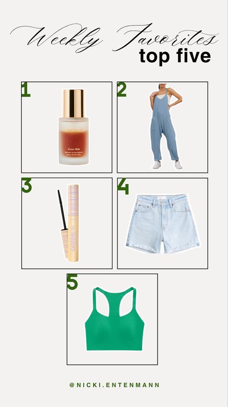 Our favorites from the past week! I love my Merit serum so much and I live in my Abercrombie Dad shorts all summer!

Our favorites, best sellers, amazon fashion, Sephora, Sephora sale, aerie bra, spring trends 

#LTKbeauty #LTKstyletip #LTKxSephora