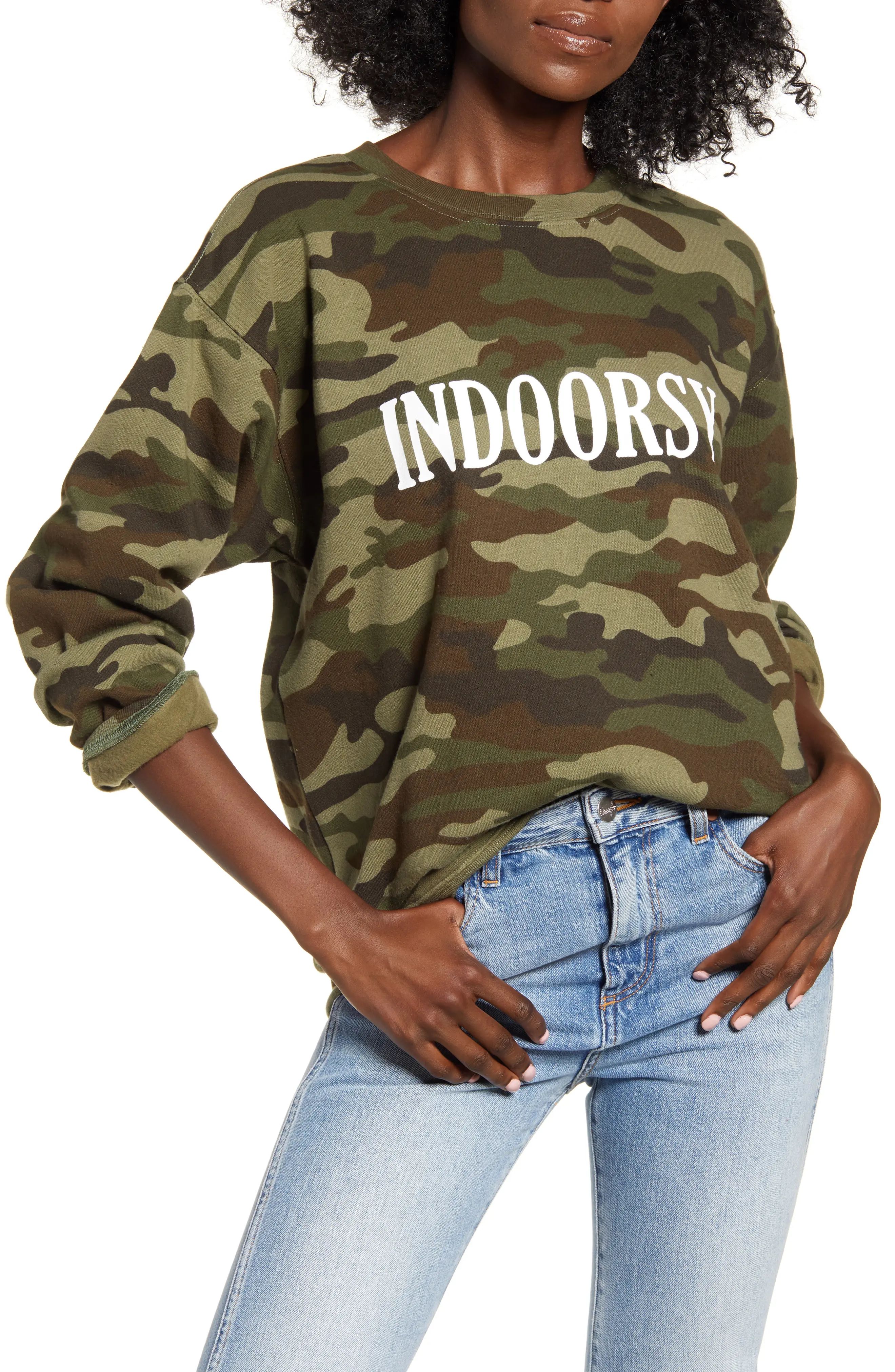 Sub_Urban Riot | Indoorsy Camo Sweatshirt | Nordstrom Rack | Nordstrom Rack