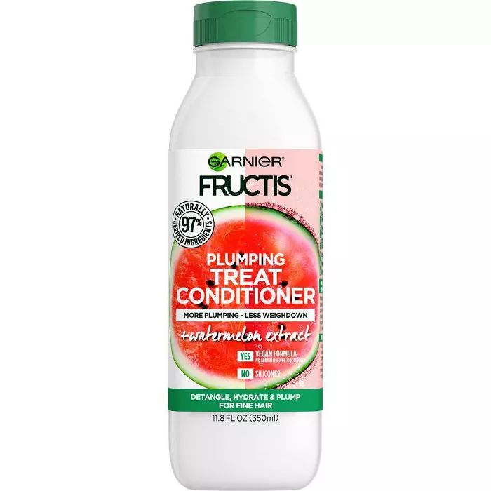 Garnier Fructis Plumping Treat Conditioner Watermelon for Fine Hair - 11.8 fl oz | Target