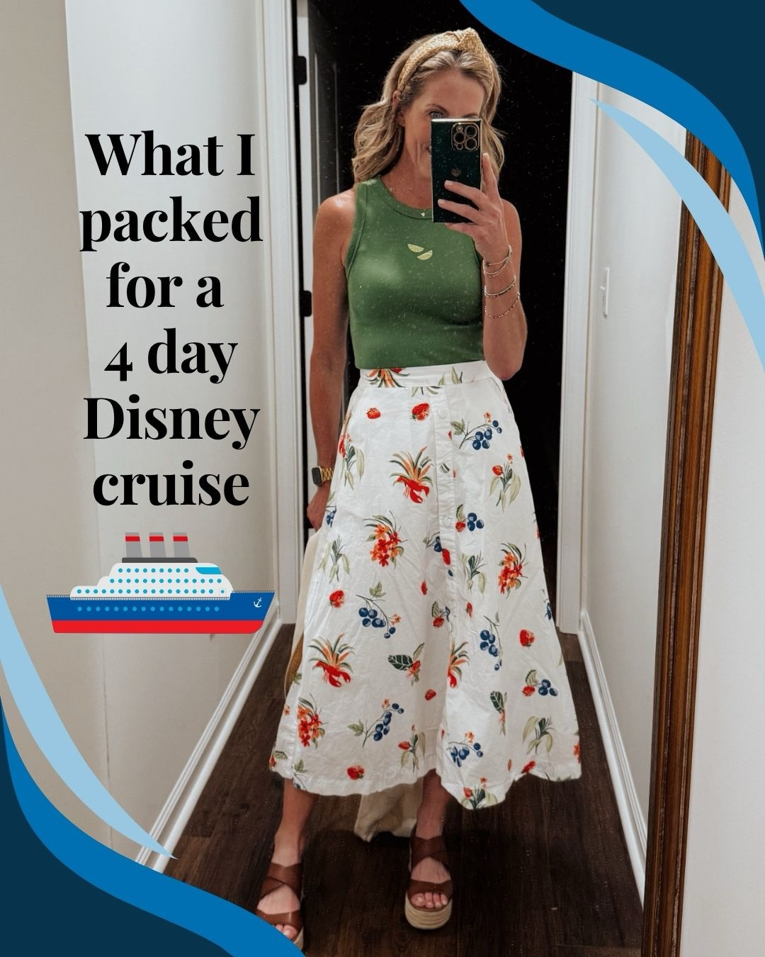 What I packed for our 4-day Disney Cruise!✨ From breezy dresses to poolside essentials and comfy sets for exploring (or lounging with ice cream #3 🍦)—here’s everything that made the cut and kept things cute, cool, and cruise-ready. 🌊🚢  (part 1) 

Each outfit was packed with comfort, color, and a touch of magic—because Disney deserves nothing less! 🌟

➡️ Save this for your next warm-weather trip or cruise checklist!

#DisneyCruisePackingList #CruiseOutfits #WhatIPacked #DisneyCruiseStyle #VacationStyle #Over40Style #LightAndLifestyled #AmazonFinds #TargetStyle #WalmartFashion

#LTKTravel #LTKFamily #LTKSwim