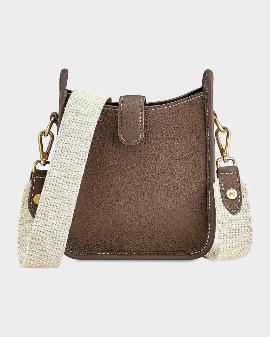 Gigi New York Ellie Pebble Leather Crossbody Bag | Neiman Marcus