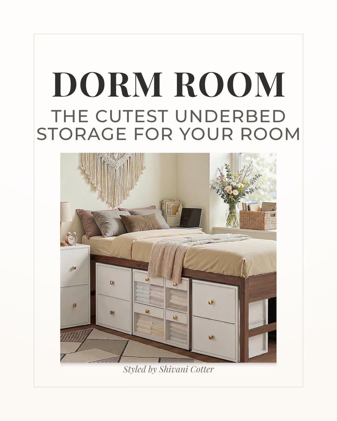 This is the best underbed storage for your dorm!
These stackable storage pieces are so cute we can’t get enough of them! The best part is they allow you to customize how each organizer is used 😊 It's such a smart way to maximize small-space storage with drawers, shelves, and hidden organization for bedding, towels, clothes, and dorm essentials. Perfect for college dorm rooms, apartments, closets and more.
#dormstorage #storagesolutions #homeorganization 
#dormroom

#LTKHome