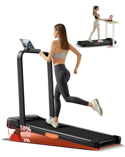 3-in-1 Walking Pad with 15% Incline, Portable Under Desk Treadmill, Foldable Treadmills for Home and Office, 2.5 HP Quiet Walking Pad Treadmill with 300 LBS Capacity | Amazon (US)
