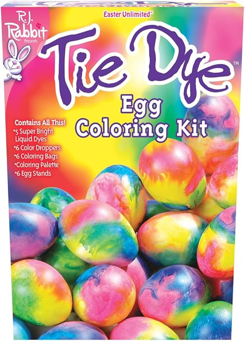 Fun World Easter Unlimited Tie Dye Egg Coloring Kit | Amazon (US)