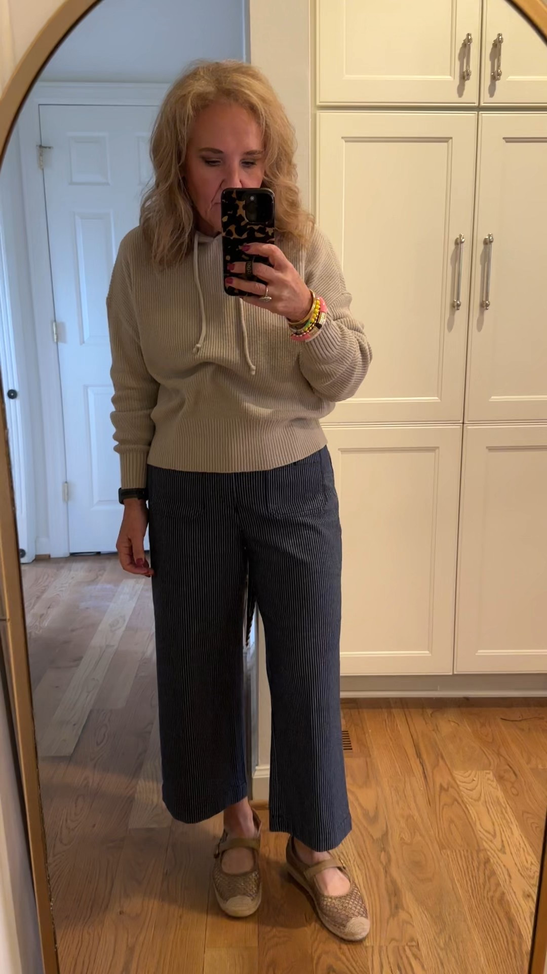 LOFT sweater size medium LOFT jeans size 8 petite my apis are very comfortable. Highly recommend these for a spring summer shoe 
Add color and personality to your outfit with Ally plus best bracelets stacks

#LTKPetite #LTKOver40 #LTKStyleTip