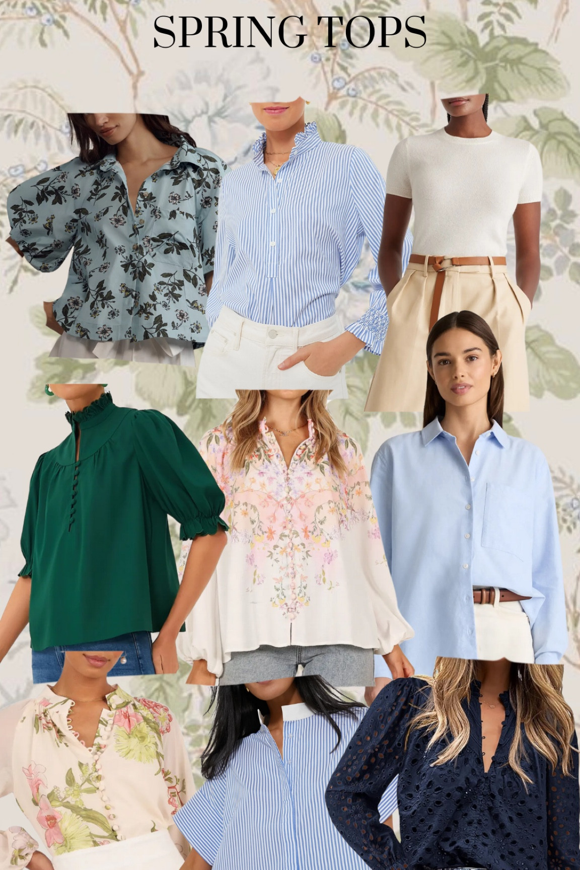 Tops for spring!

#LTKSeasonal #LTKStyleTip