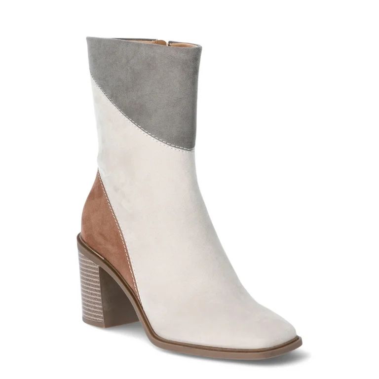 Time and Tru Women's Square Toe Dress Boots | Walmart (US)