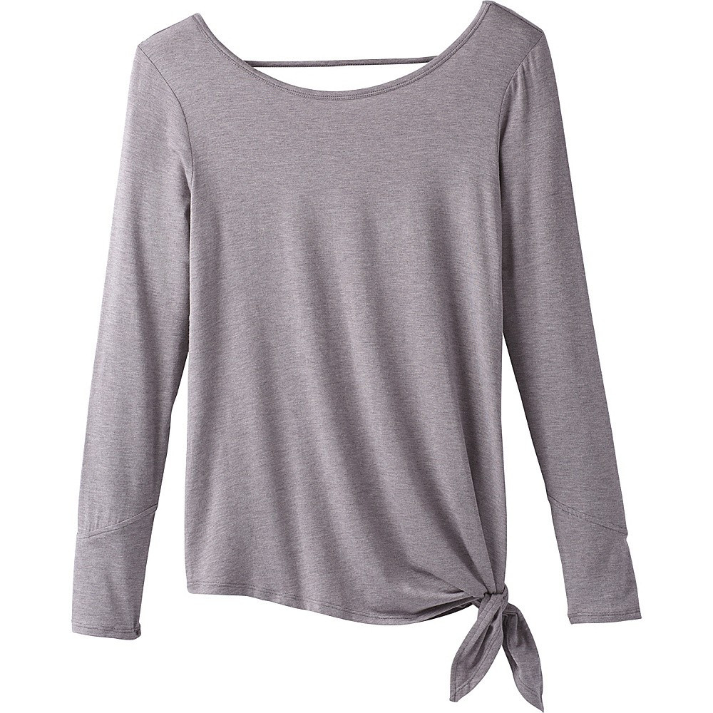 PrAna Olson Top L - Heather Grey - PrAna Women's Apparel | eBags
