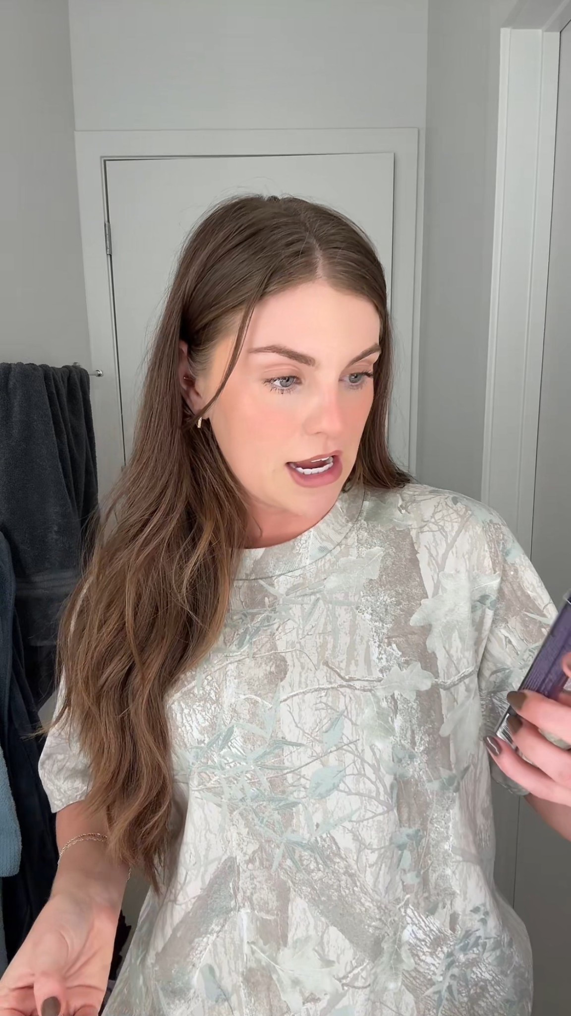 Yapping on stories & trying out random things from TikTok shop. I’m wearing a mens XS in my top!