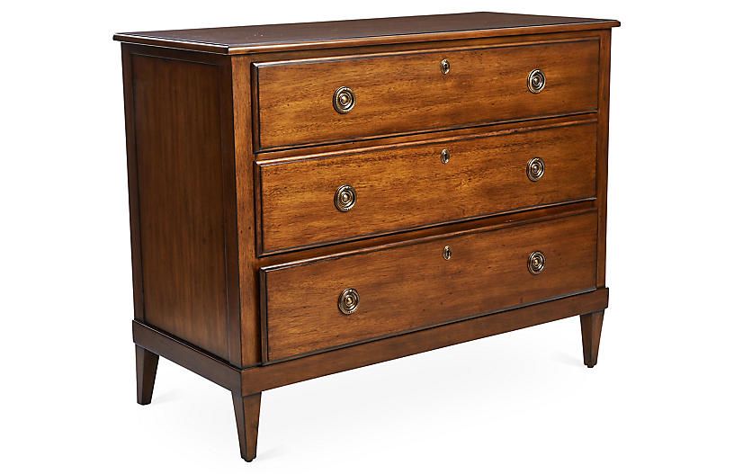 Adams 3-Drawer Dresser, Walnut | One Kings Lane