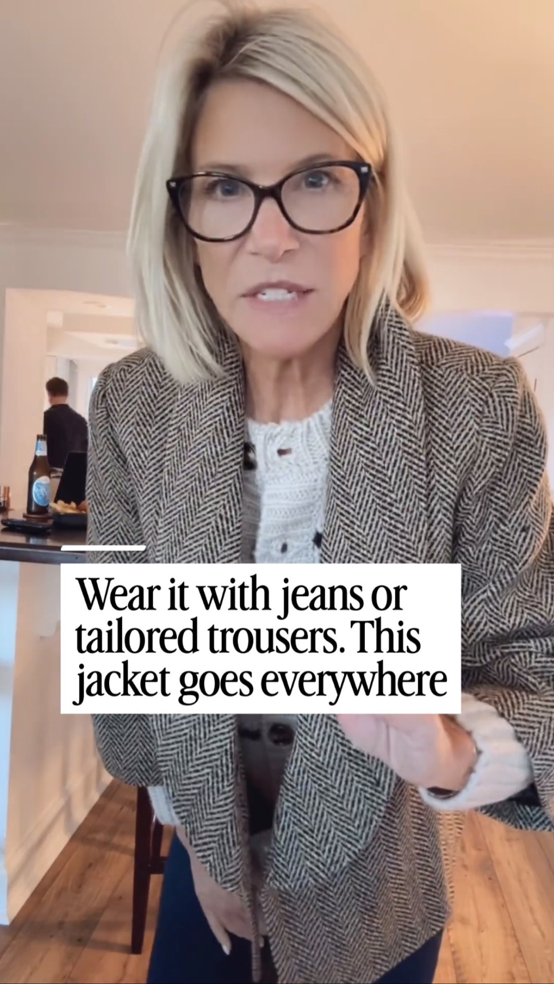 The Cartolina Anywhere Tweed Jacket is such a chic take on a classic! The brown herringbone pattern, relaxed shape, and wide sleeves make it an easy piece to throw over jeans or tailored trousers when you want to look polished without feeling overdressed.

👩‍💻 LTK PRO TIPS
❤️ Heart = Support my posts ;-)
🔖 Save = Get sale & restock alerts for the things you love!
📋 Lists = Keep favorites organized (List ideas: Christmas, Birthdays, and Vacations!)
📲 Share = Send lists and products to a friend (or your daughters like me).
💬 Comment = Ask me anything, and I'll answer. ;-)