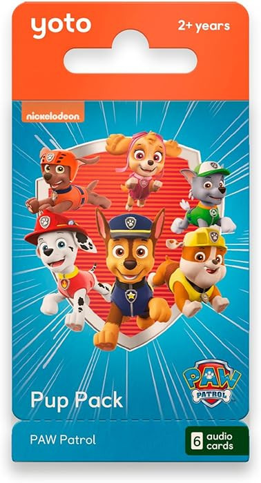 YOTO PAW Patrol: Pup Pack – 6 Kids Audio Cards for Use with Player & Mini All-in-1 Audio Device... | Amazon (US)
