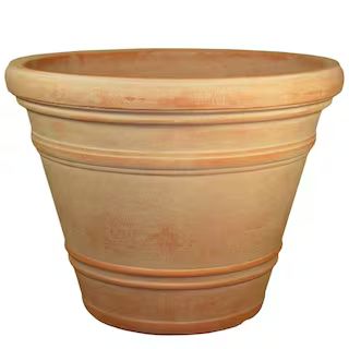 Pienza 24 in. Impruneta Plastic Pot Planter-02825 - The Home Depot | The Home Depot