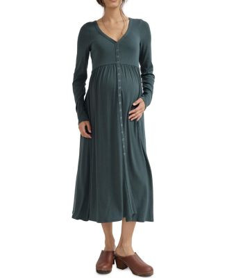 The Softest Rib Maternity Nursing Friendly Dress | Bloomingdale's (US)