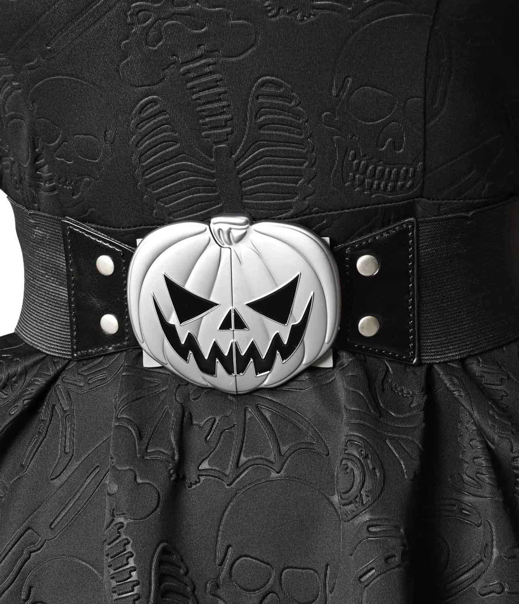 Black Pumpkin Cinch Belt | UniqueVintage