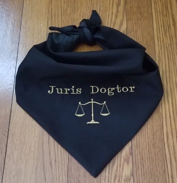 Juris Dogtor Scales of Justice Dog Bandana Personalized | Etsy (US)