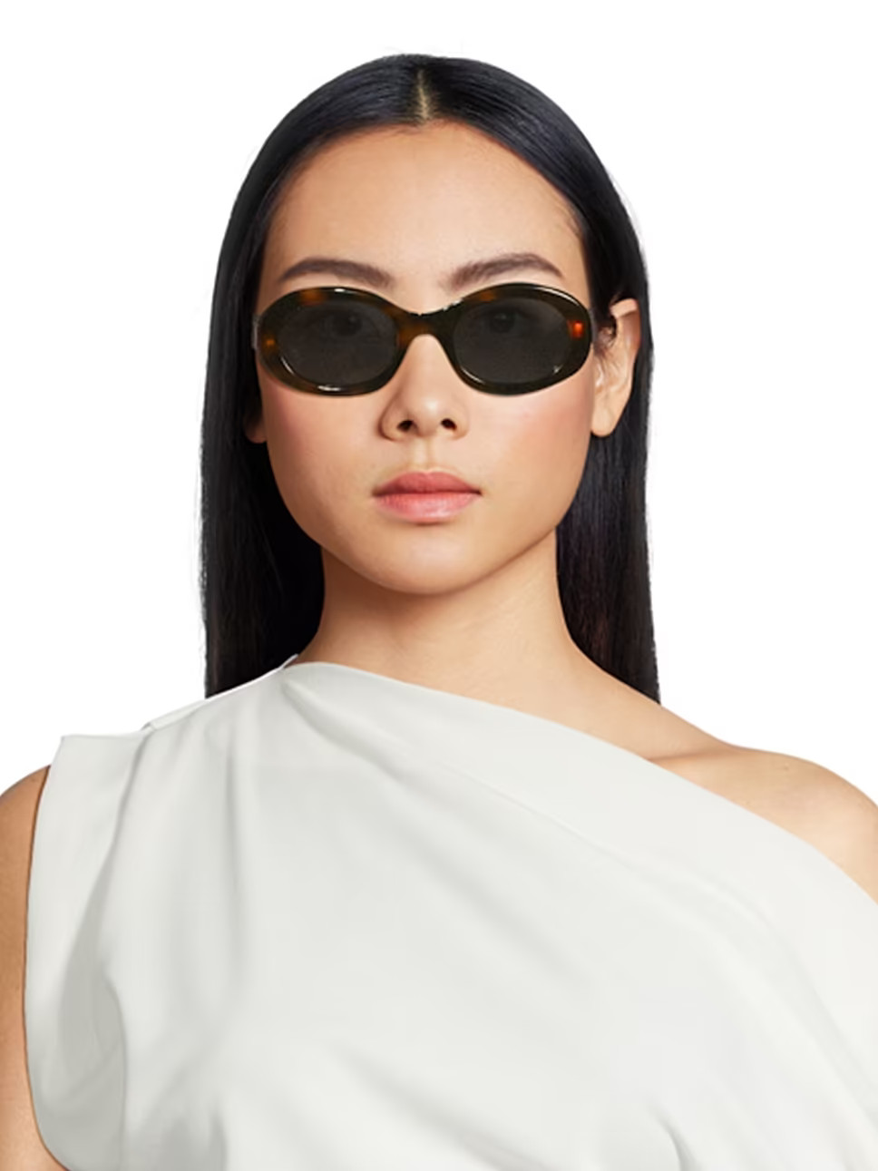Triomphe 52MM Oval Sunglasses | Saks Fifth Avenue