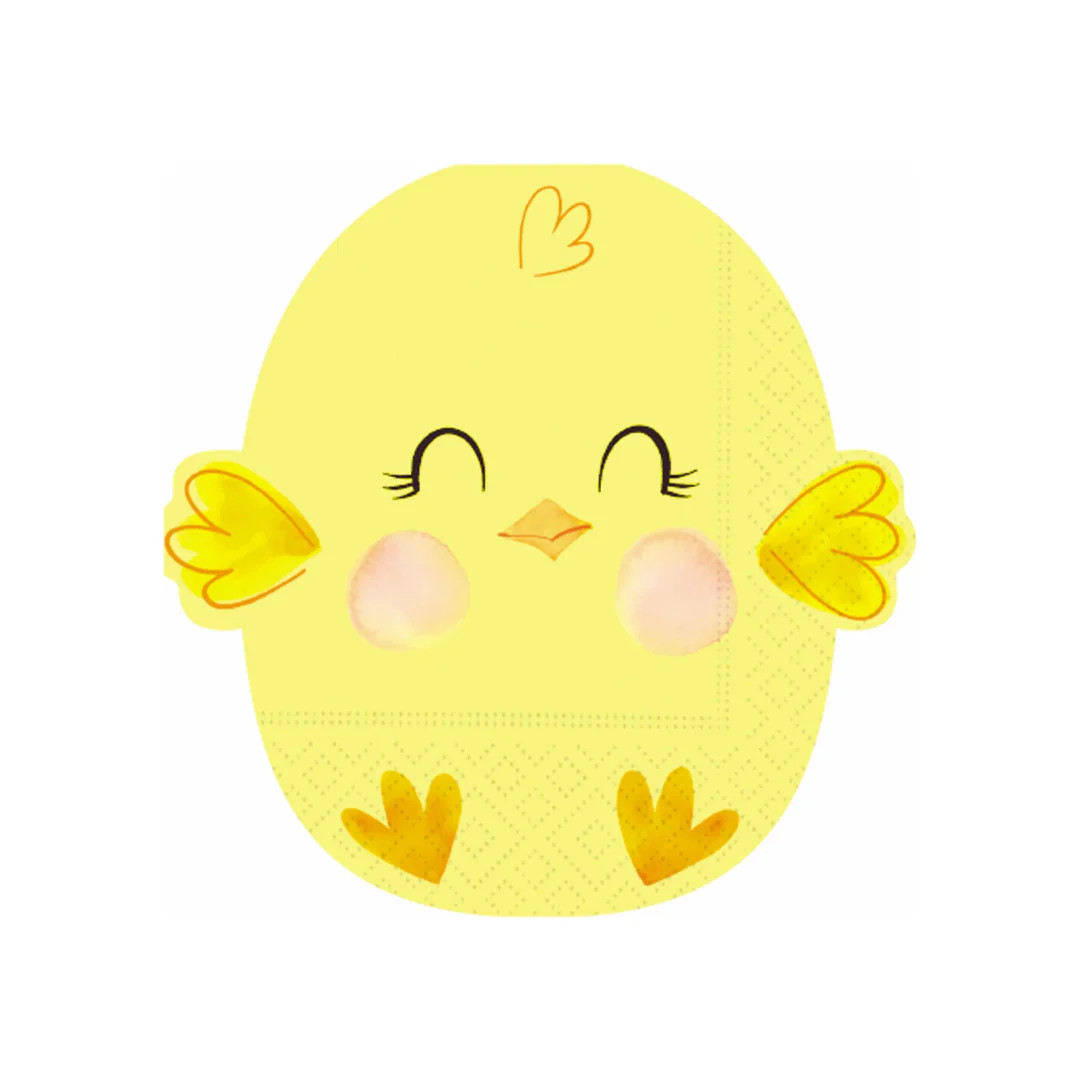 Chick Shaped Napkins | Ellie and Piper