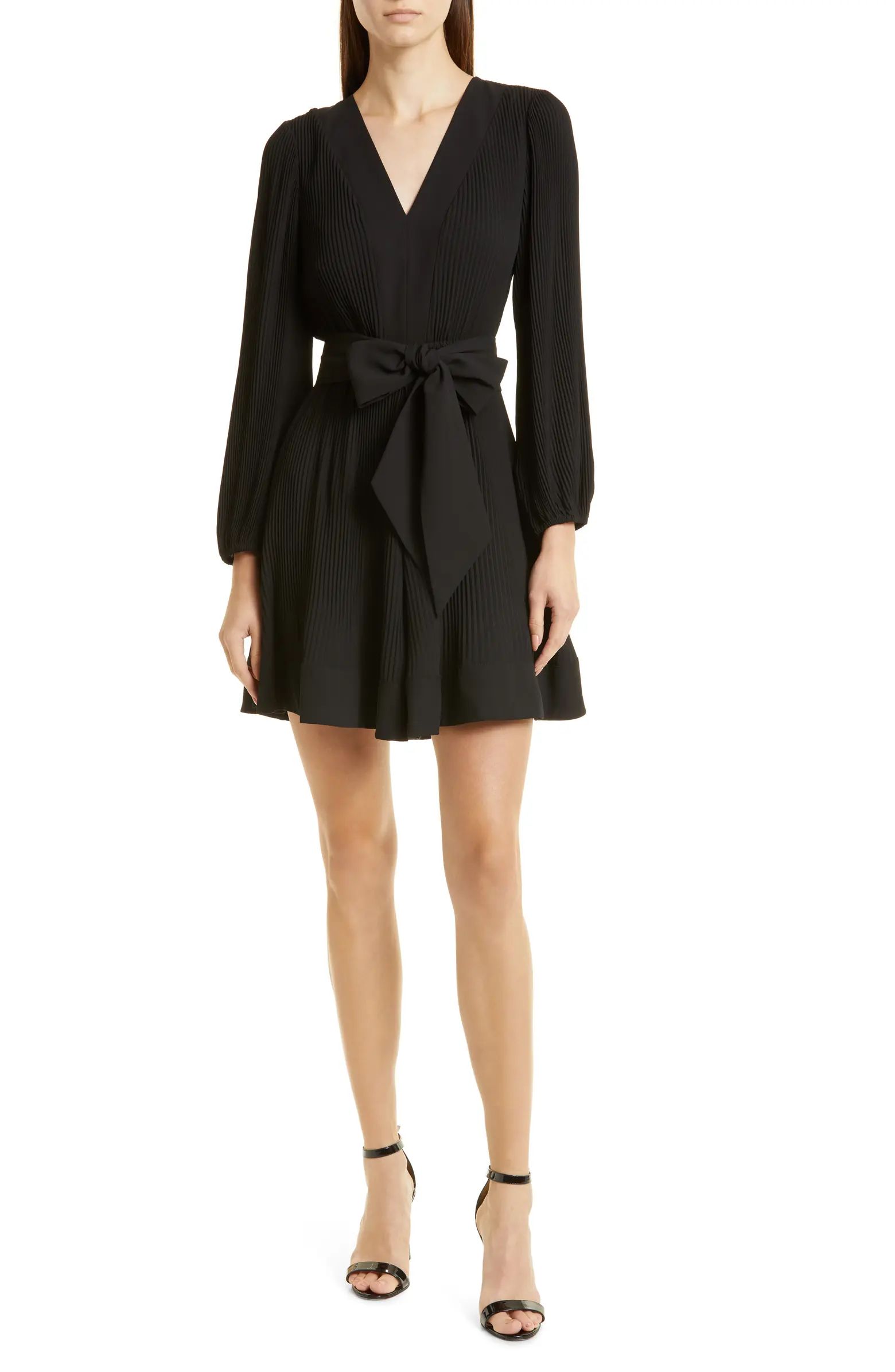 Milly Liv Pleated Long Sleeve Dress | Nordstrom | Nordstrom