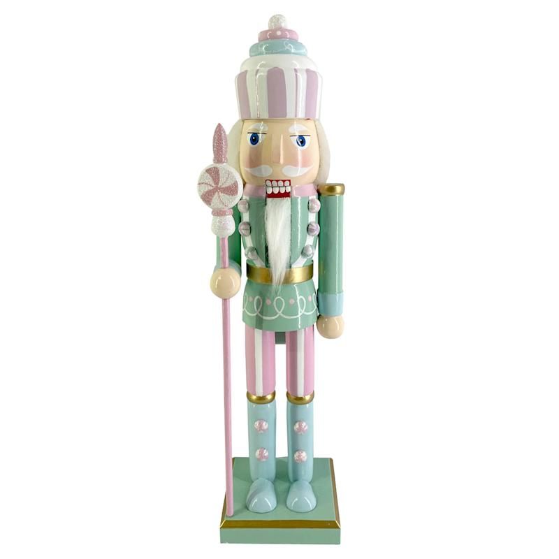 Mrs. Claus' Bakery Pastel Nutcracker, 15" | At Home