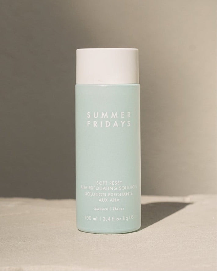 Soft Reset AHA Exfoliating Solution with Lactic and Glycolic acid | Summer Fridays