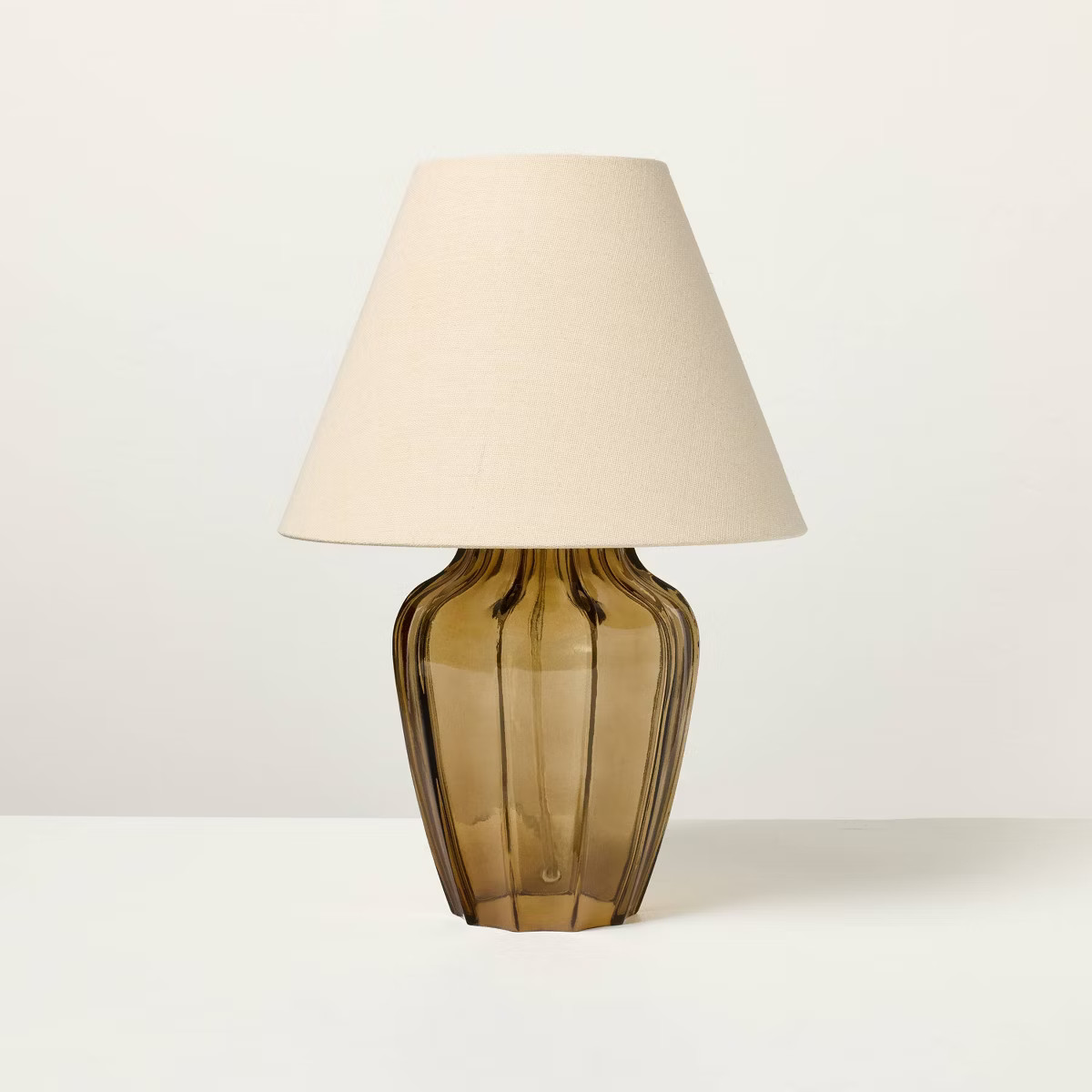 Tan Glass Table Lamp - Hearth & Hand™ with Magnolia | Target
