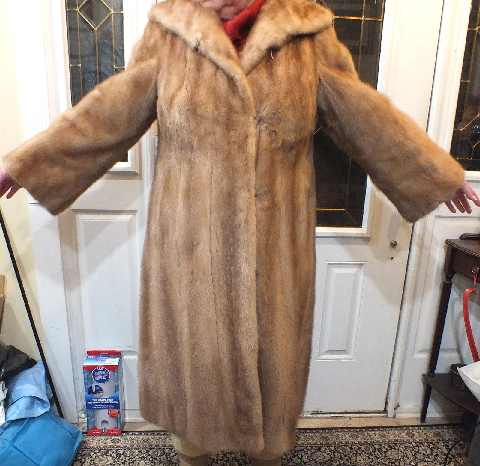 Beautiful Vintage Light Brown Real Mink Coat Sz. M | eBay US