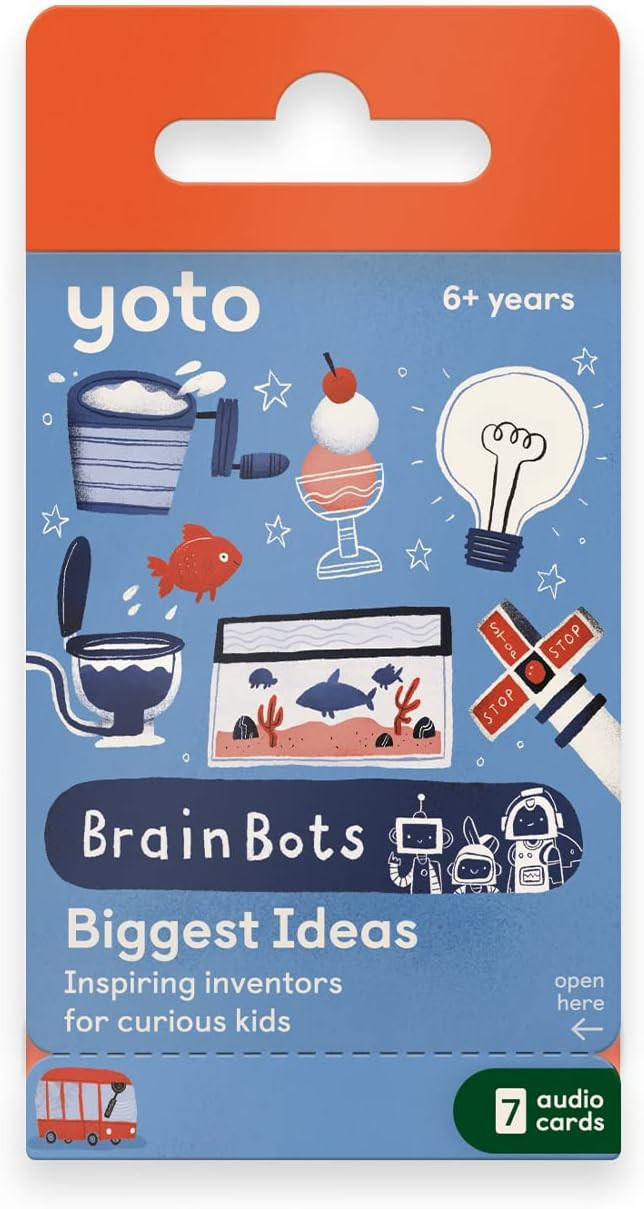 YOTO BrainBots: Biggest Ideas – 7 Audio Cards for Use with Player & Mini All-in-1 Audio Device,... | Amazon (US)