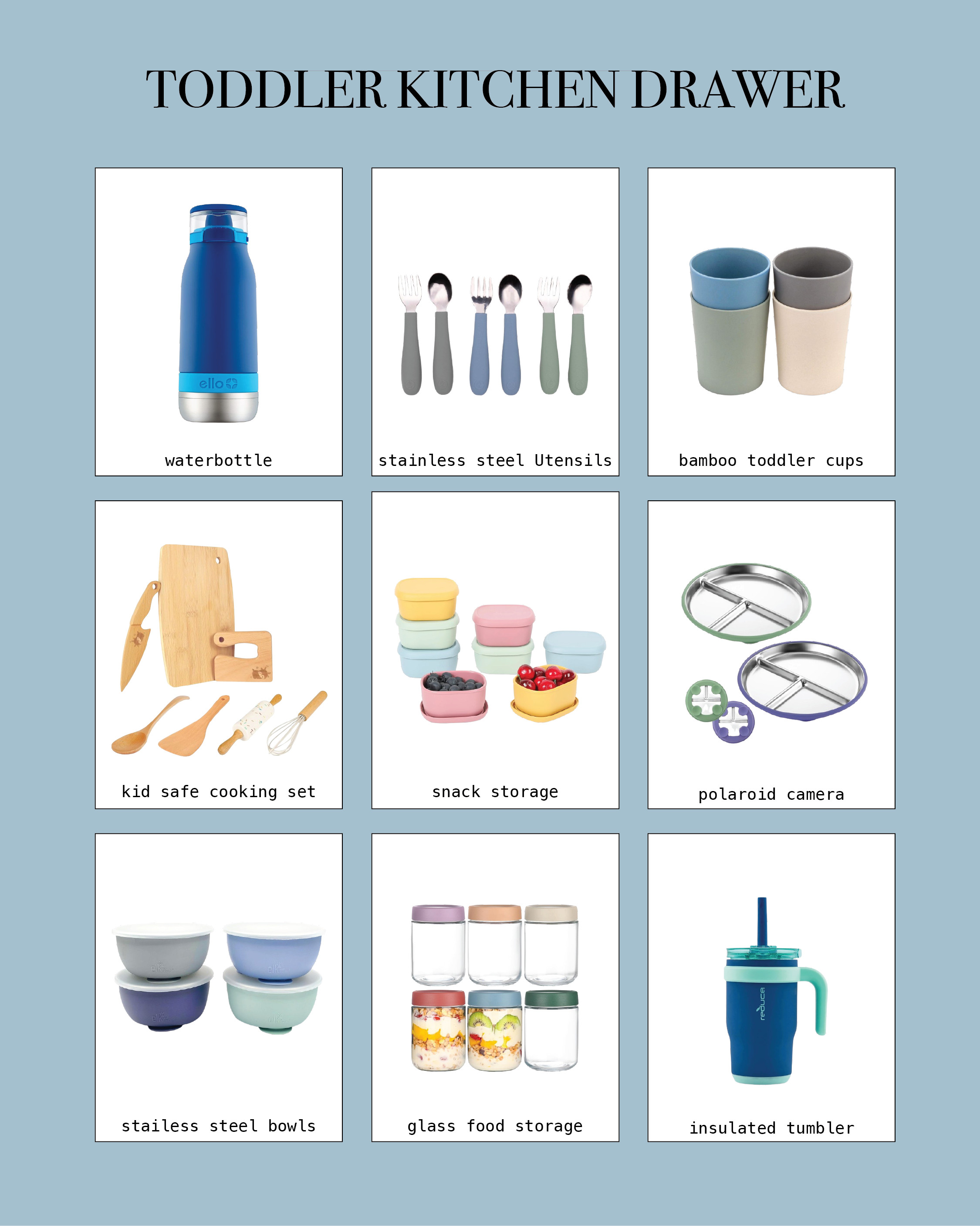 Clean + Creative Options For Your Toddler Kitchen Drawer! Toddler Eating. Toddler Tools. #LTKkids #LTKAmazon #LTKToddler 

 #LTKFindsUnder50