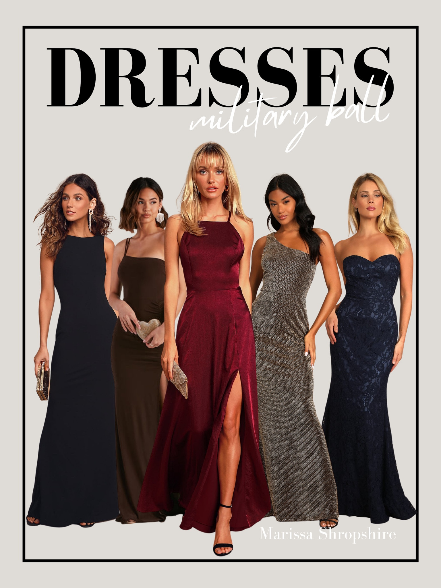 Don’t know what to wear to the military ball? These long, formal dresses are perfect for the military ball or other black tie event! All of these formal gowns are affordable and appropriate for the upcoming Marine Corps ball! All sorts of dress styles and colors for your next gala! 

#LTKstyletip #LTKunder100 #LTKwedding