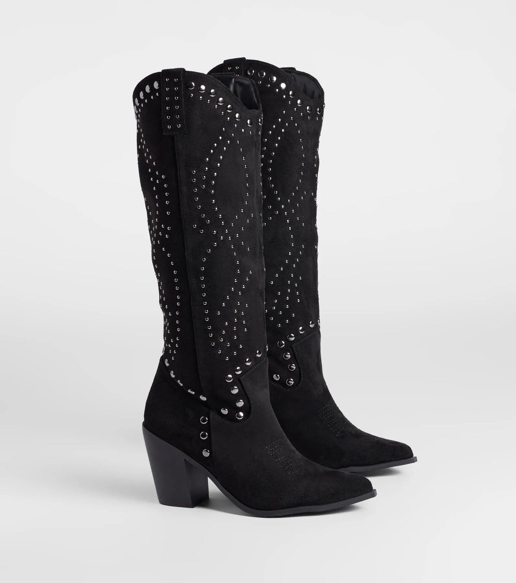 Western Edge Studded Cowboy Boots | Windsor Stores