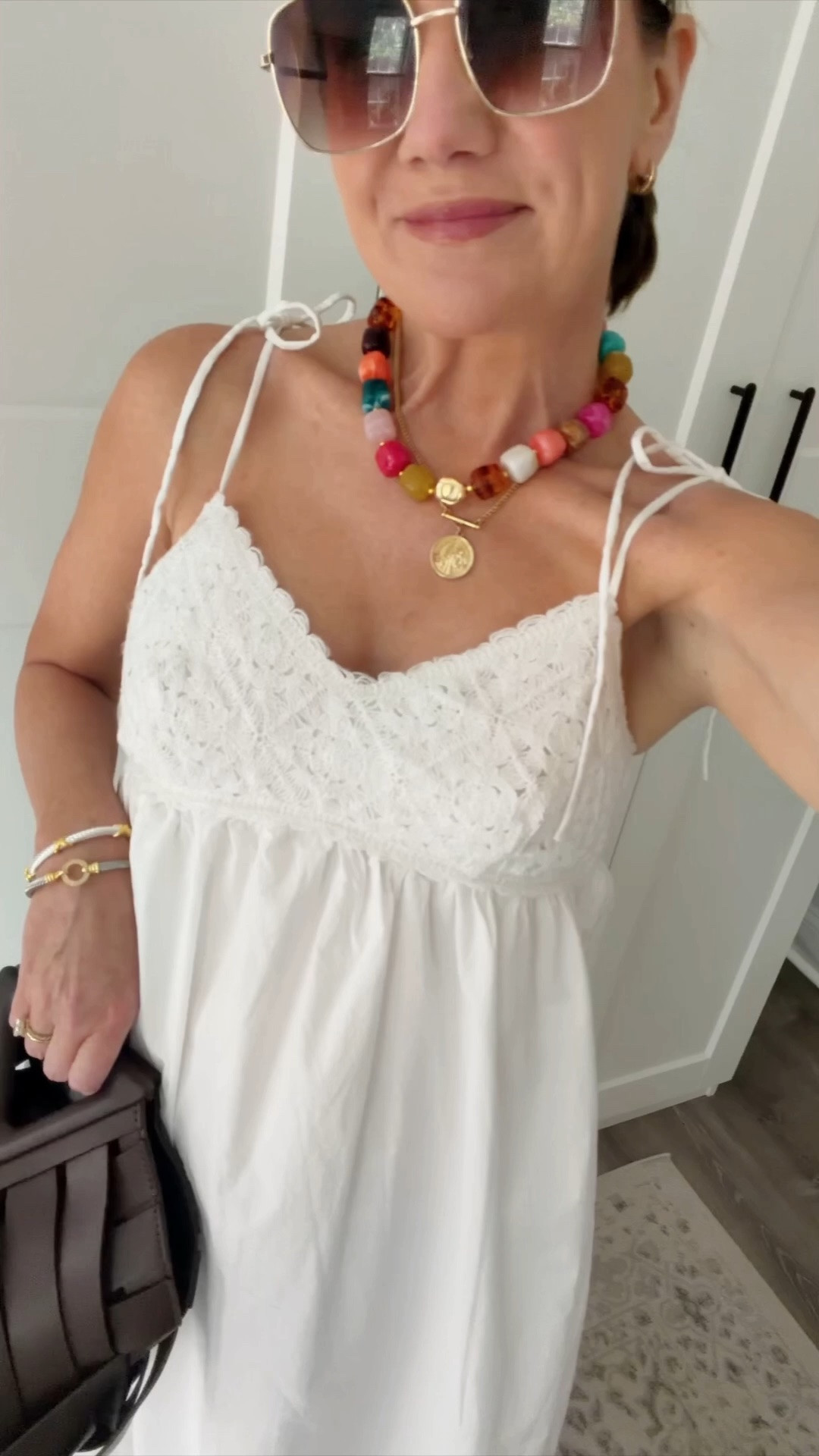 The perfect white summer dress! Size medium, excellent quality, love the details and midi length.

#LTKootd #LTKSeasonal #LTKOver40