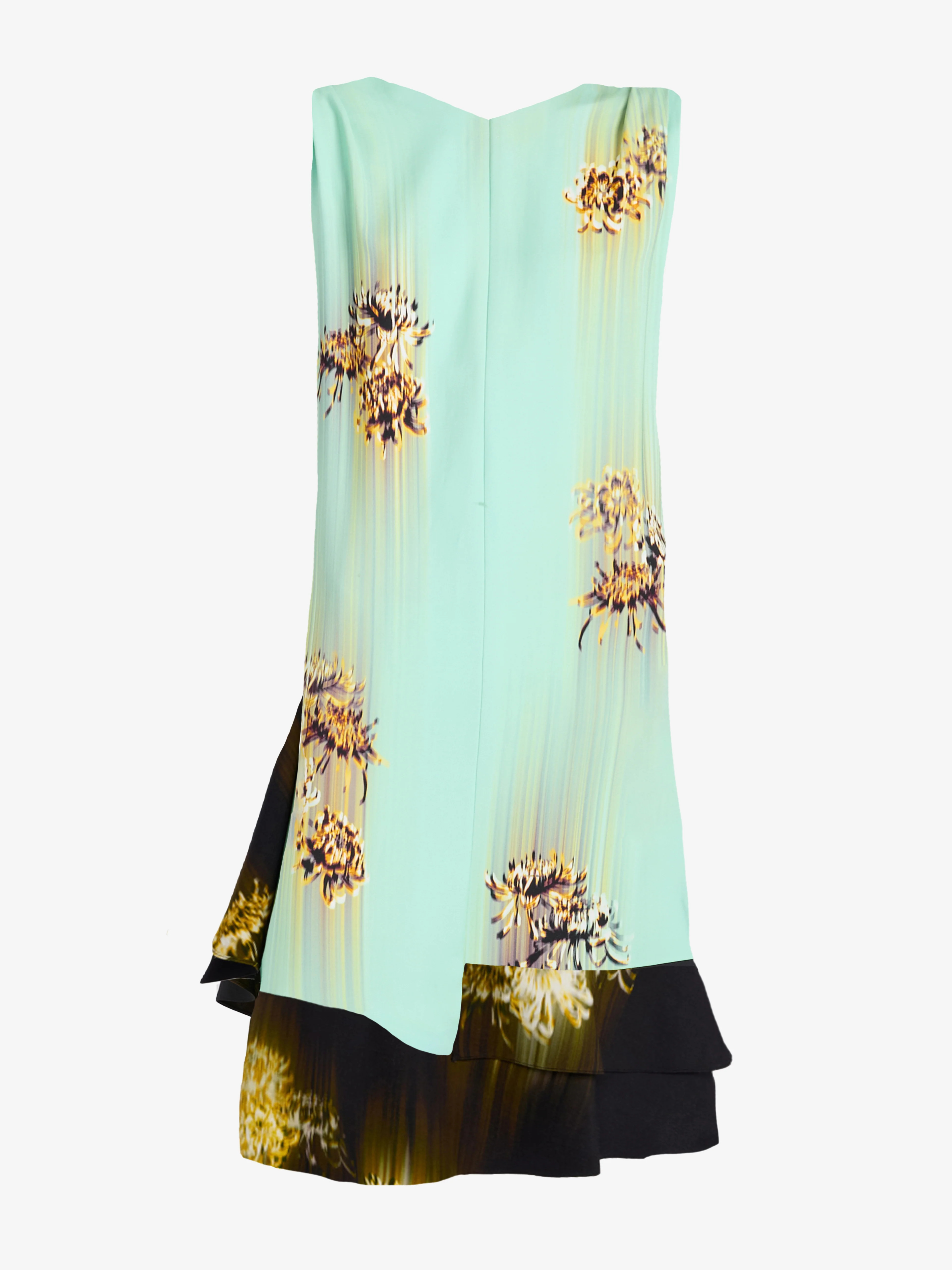 The Rhetta Dress in Printed Viscose Cady features a sleeveless, just below knee-length silhouette... | Proenza Schouler LLC