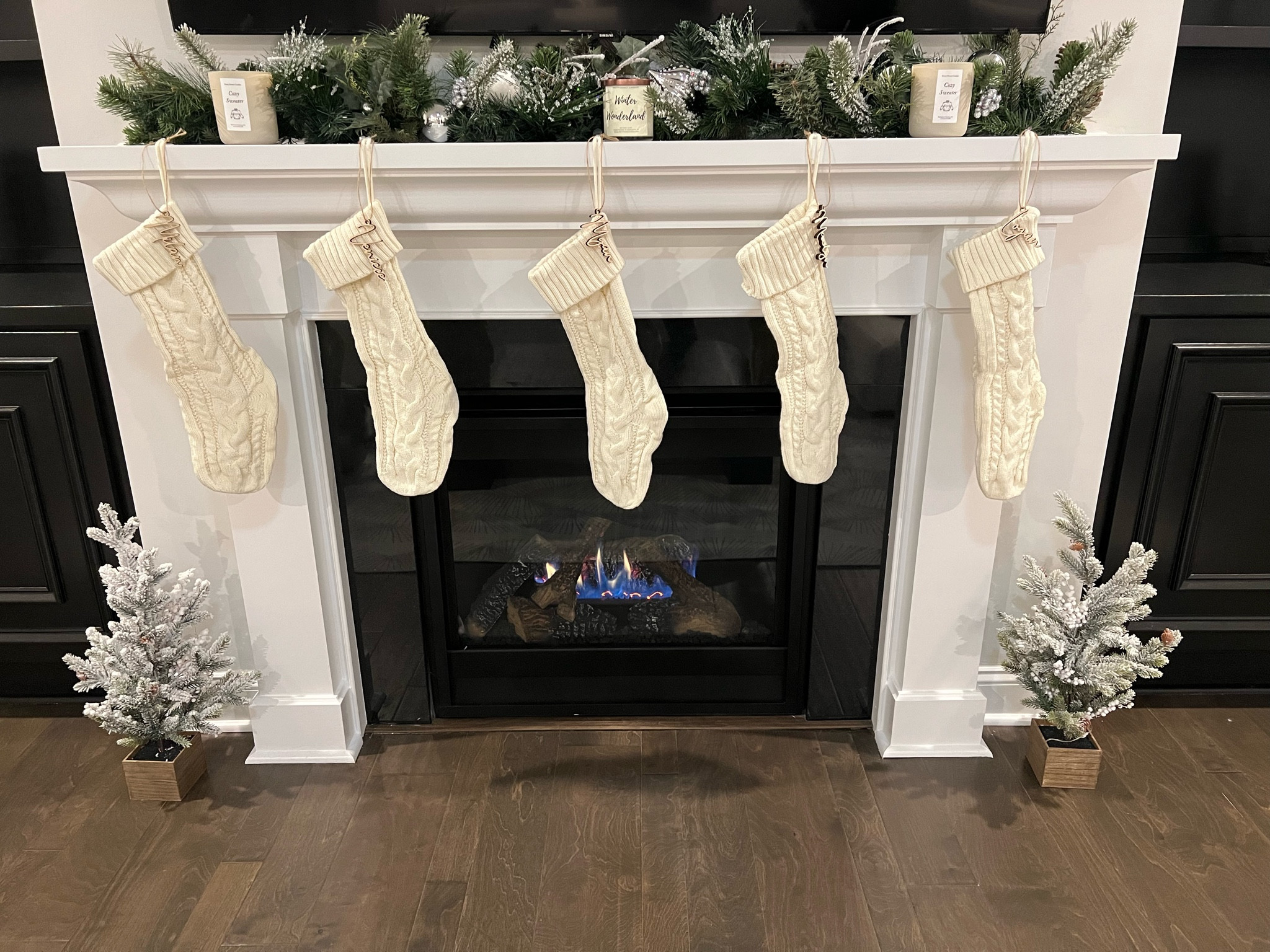 Our Christmas mantel is complete! 

#LTKHoliday #LTKSeasonal #LTKhome