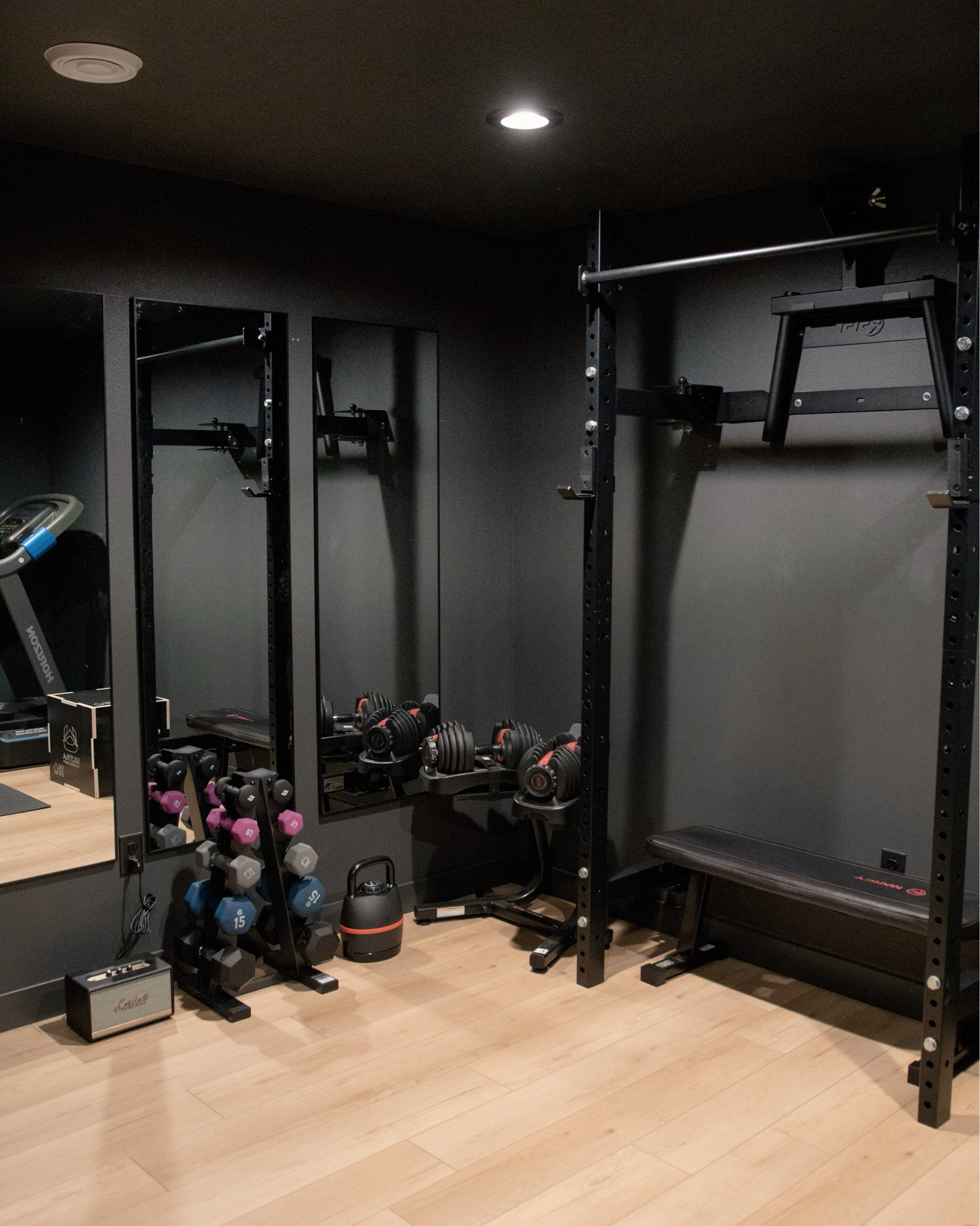 Our home gym! Not much has changed in here, but we use it every day. Such a great bonus space! 💪

#LTKFitness #LTKHome