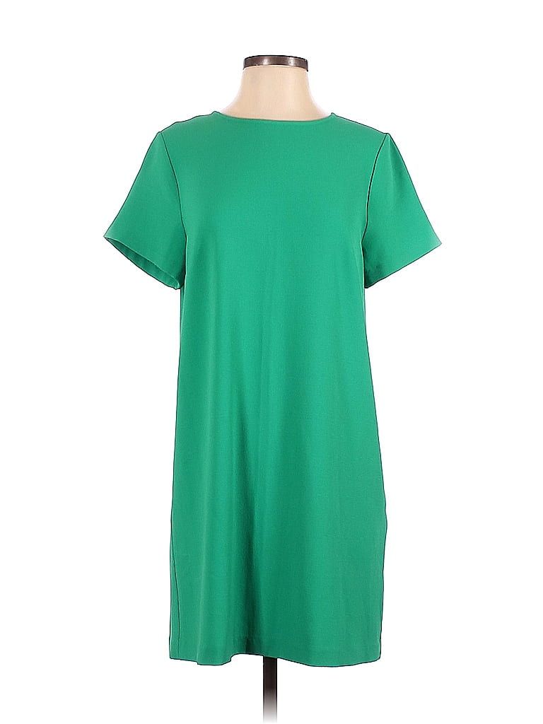 FELICITY & COCO Solid Green Casual Dress Size S - 84% off | ThredUp