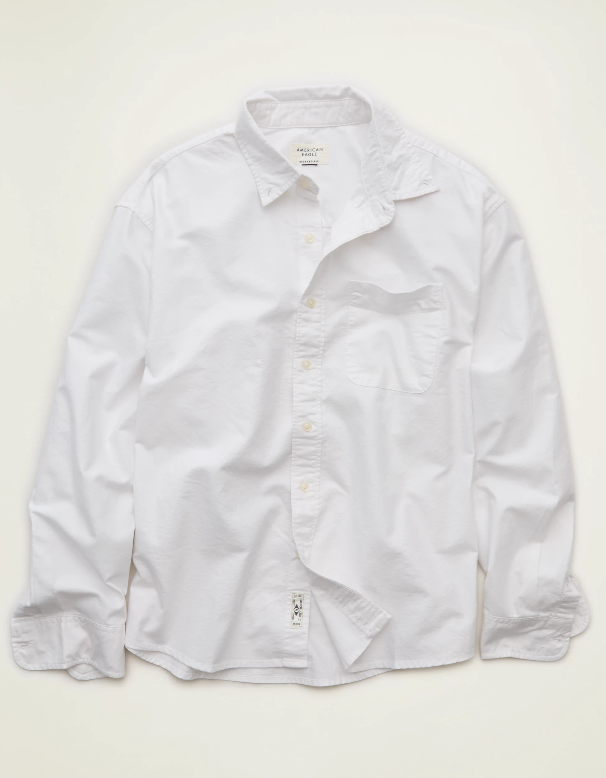 AE Relaxed Fit Oxford Button-Up Shirt | American Eagle Outfitters (US & CA)