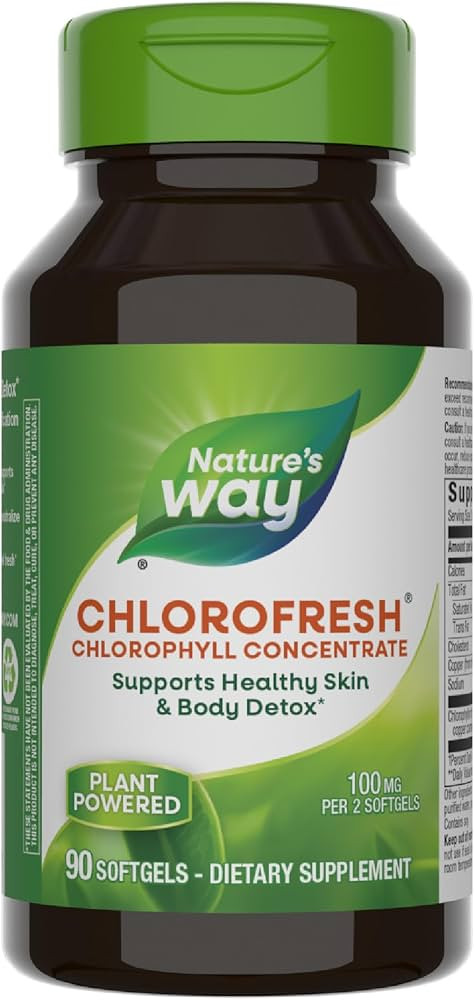 Nature’s Way Chlorofresh Chlorophyll Concentrate, Supports Detox Pathways*, Chlorophyllin Coppe... | Amazon (US)
