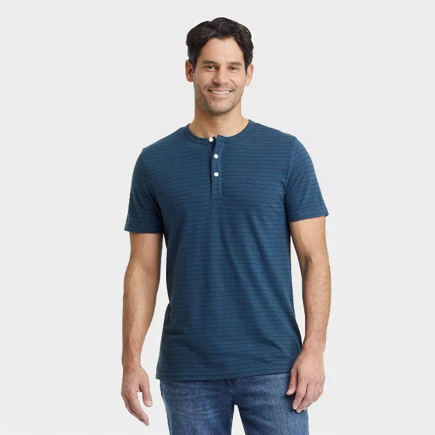 Men's Short Sleeve Henley Shirt - Goodfellow & Co™ | Target