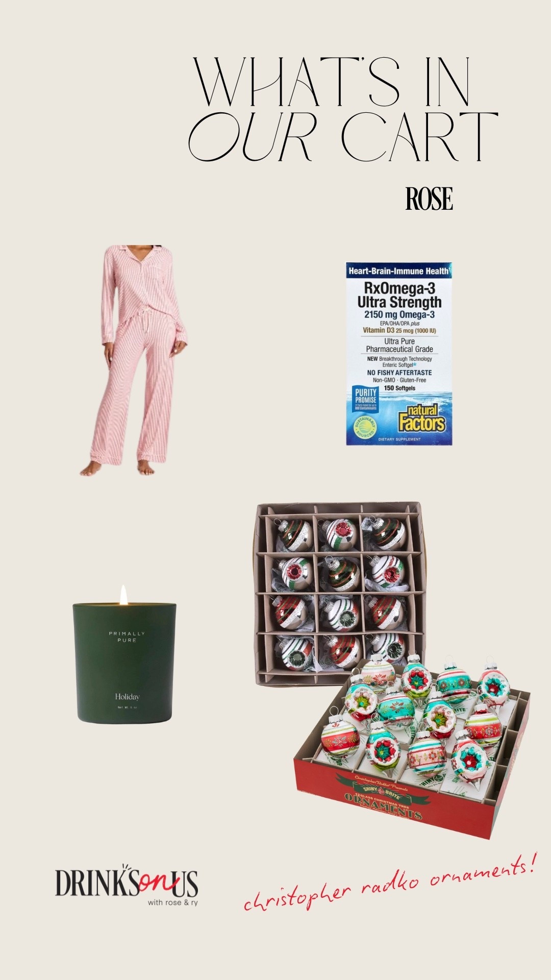 Products mentioned in S02: Episode 38 of Drinks On Us, “Whats In Your Cart?” segment!! 

#LTKGiftGuide #LTKHoliday #LTKHome