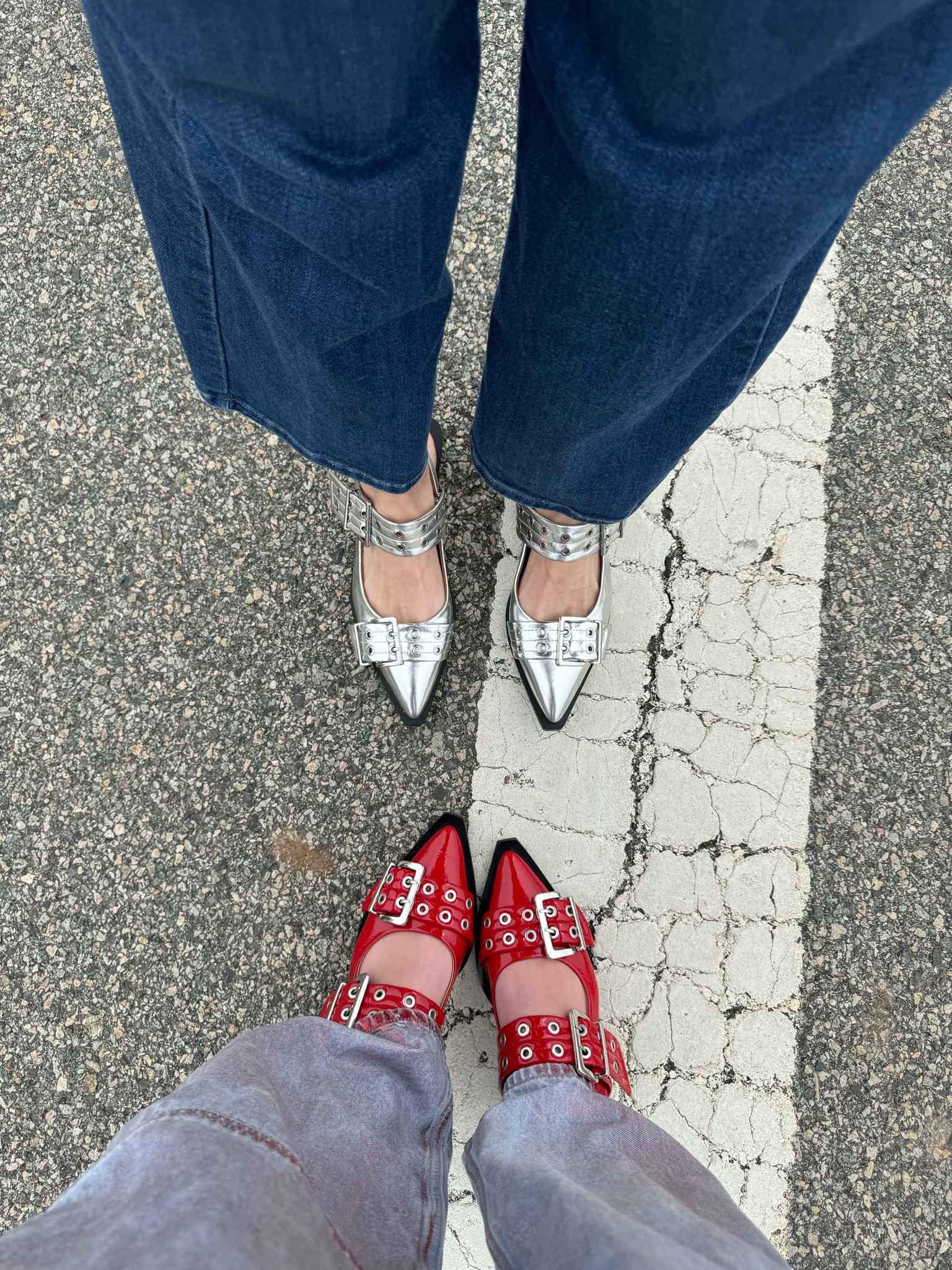 One of us paid $395 for these shoes and the other paid $52! Guess who.. 👏🏼
#LTKfashion #ganni #dupes 