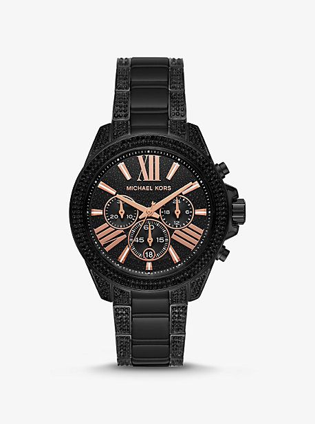 Ritz Black-Tone Watch | Michael Kors US