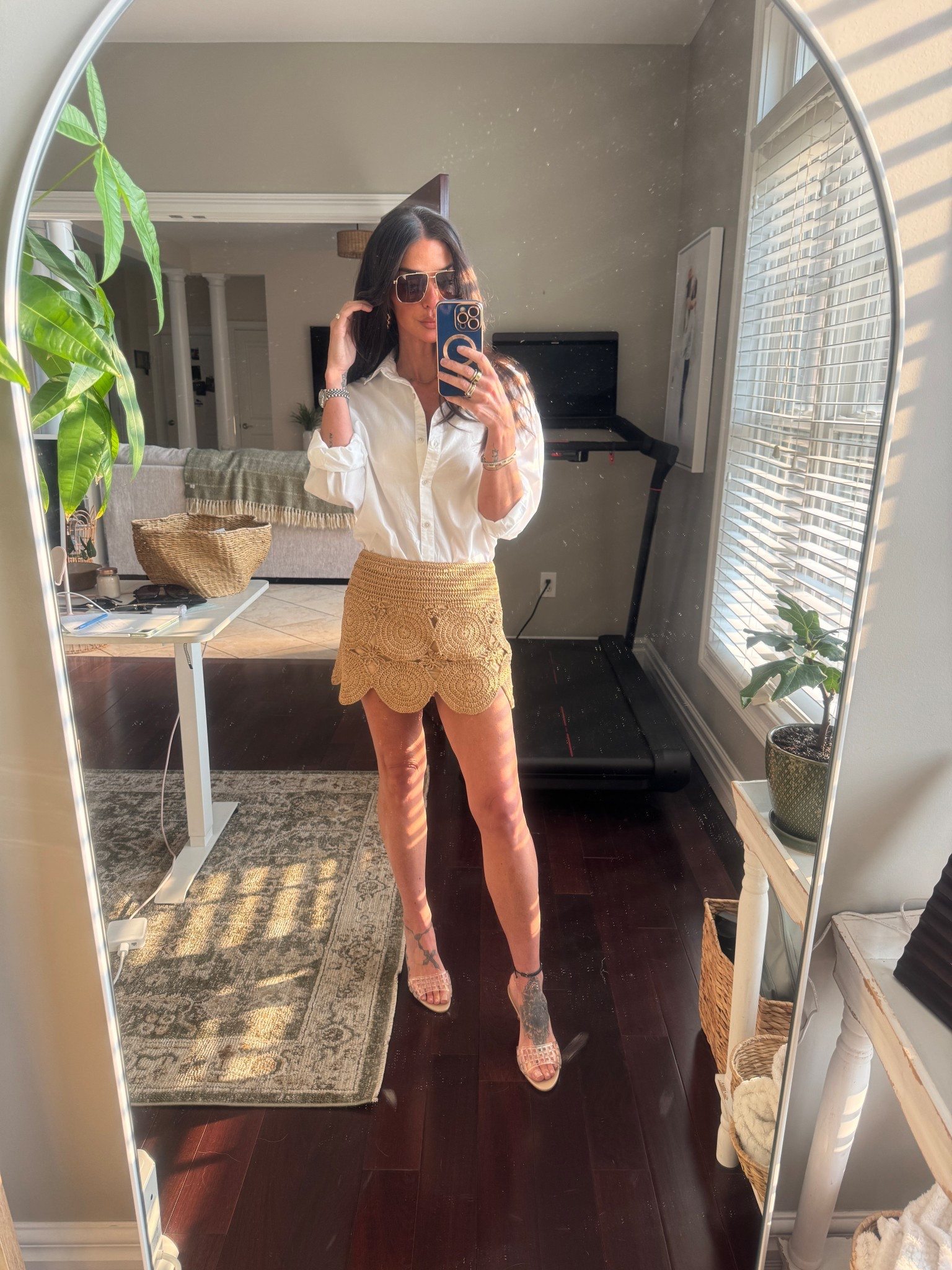 Not on vacation, just dressing like I am.
This skirt is giving vacation energy, but I’d wear it absolutely anywhere.


#LTKSeasonal #LTKTravel #LTKPetite