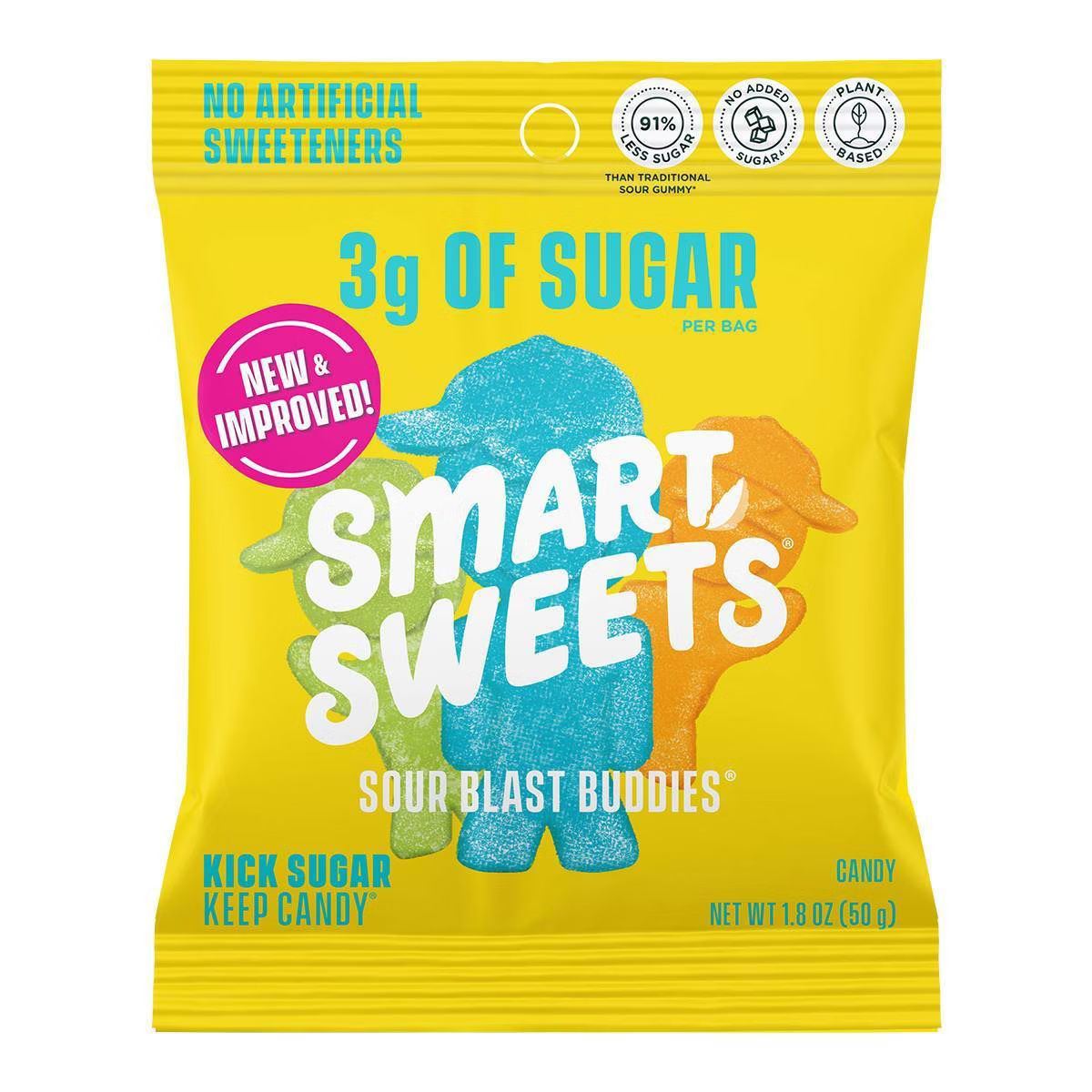 SmartSweets Sour Blast Buddies Sour Gummy Candy - 1.8oz | Target