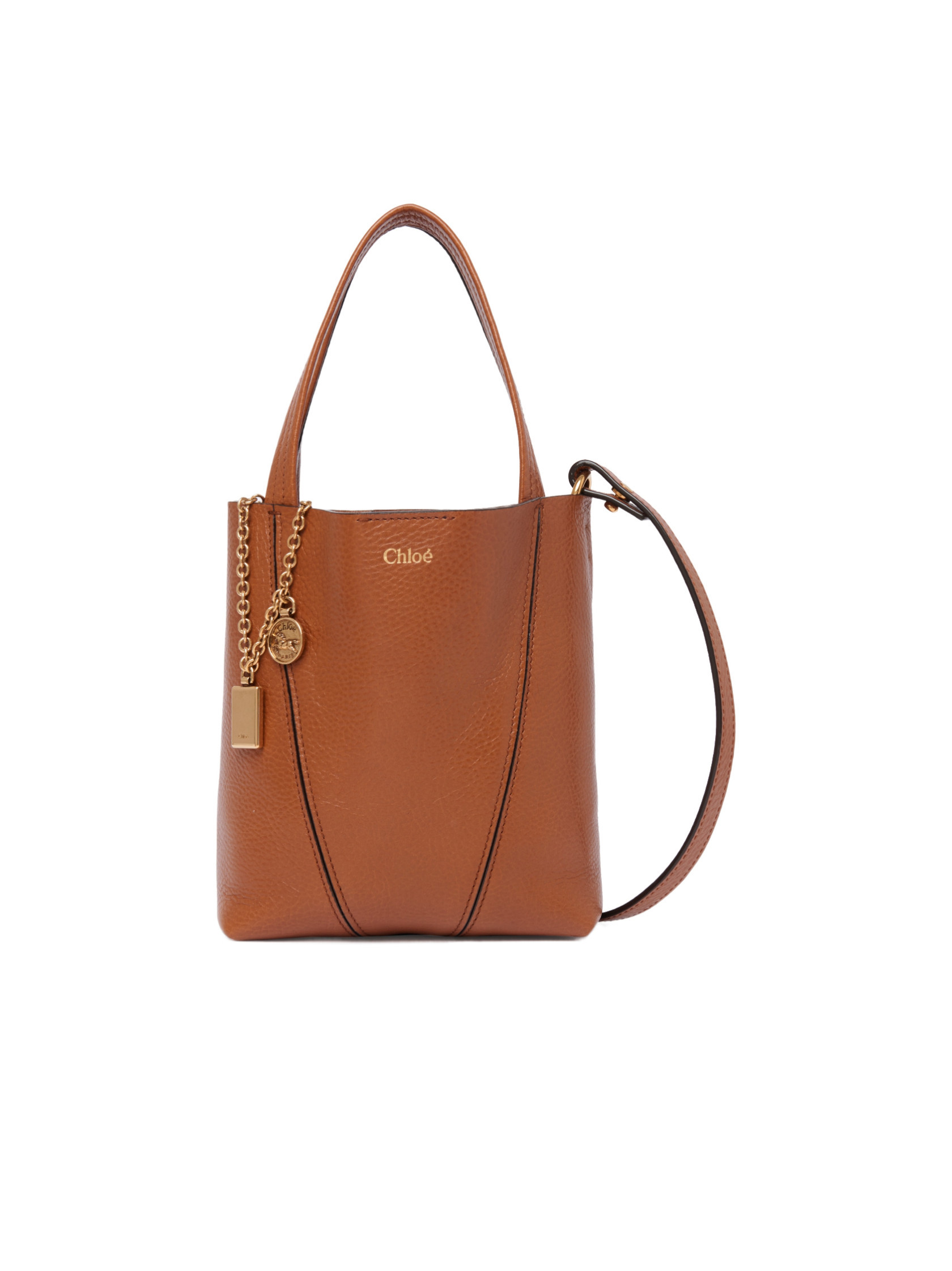 small Chloé Spin charm-detai tote bag | Senser US