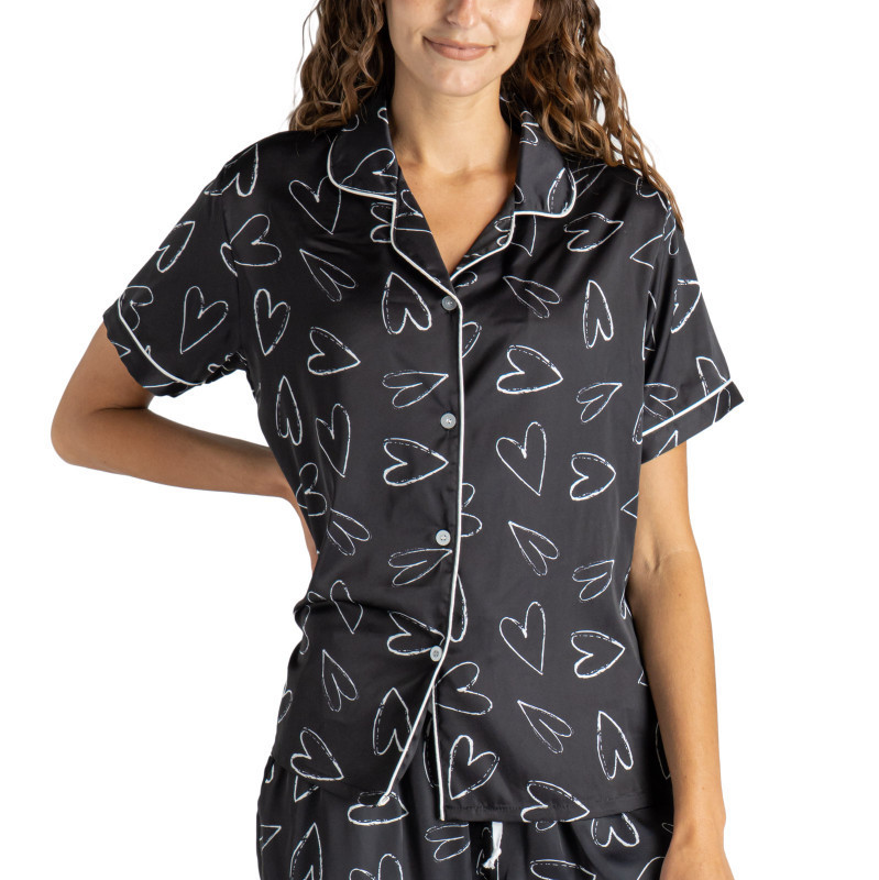 Beauty Sleep Satin Pajama Top | Hello Mello