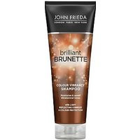 John Frieda Brilliant Brunette Colour Protecting Moisturising Shampoo 250ml | Boots.com