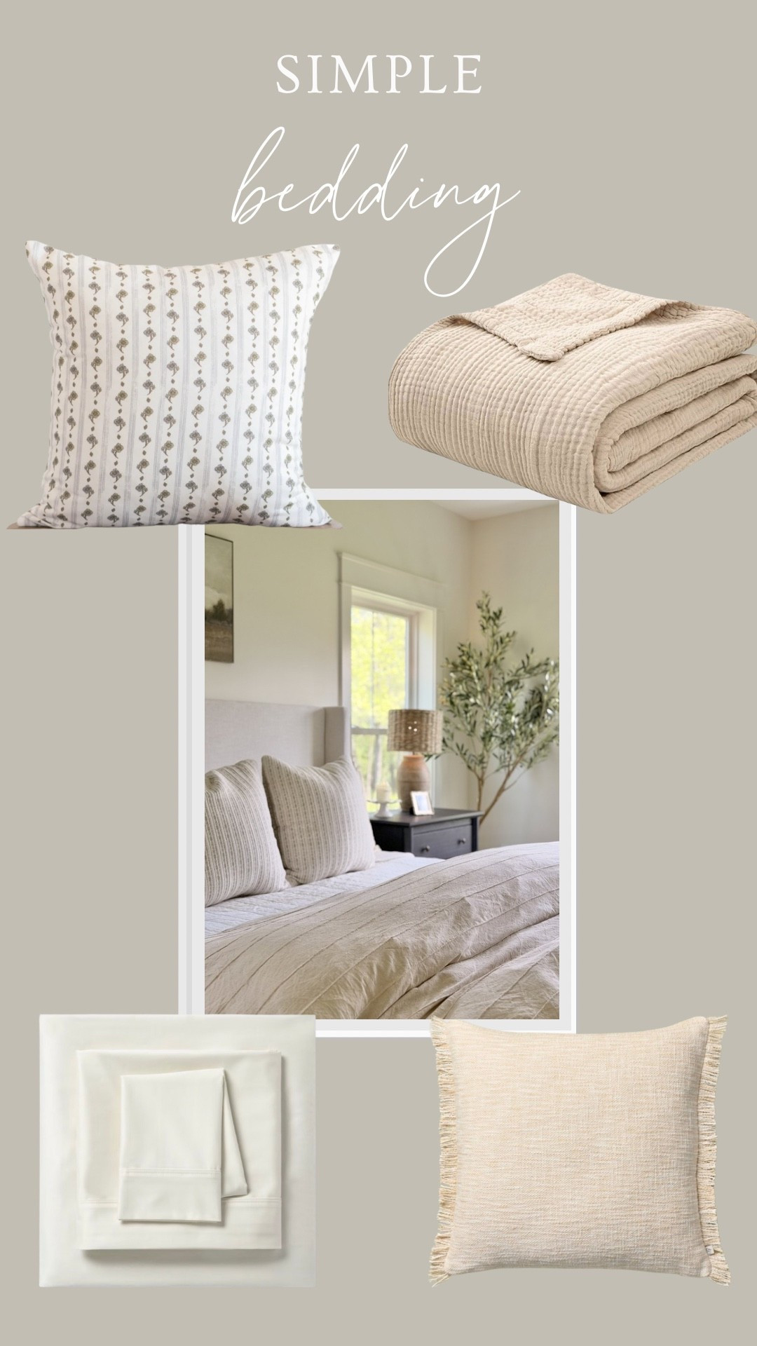 Simple bedding for a calm sanctuary🤍✨

#LTKSeasonal #LTKHome