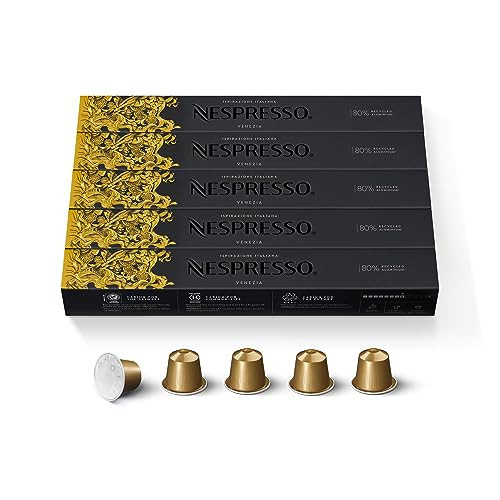 Nespresso Capsules Original Line, Ispirazione Venezia, Medium Roast Coffee Pods, 50-Count Espresso Coffee Pods | Amazon (US)