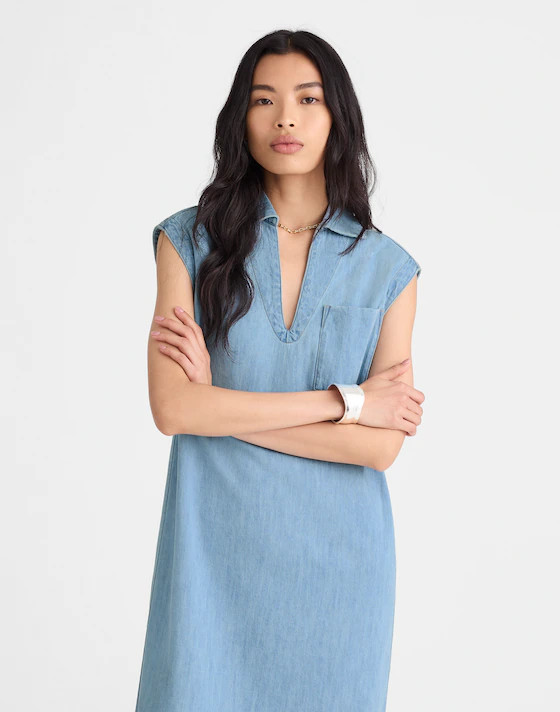 Denim Tunic Dress in Kelleyville Wash | Madewell | Madewell